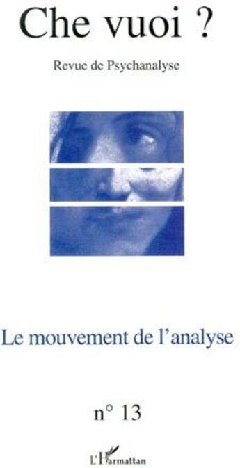 Couverture du livre « Le mouvement de l'analyse » de  aux éditions L'harmattan