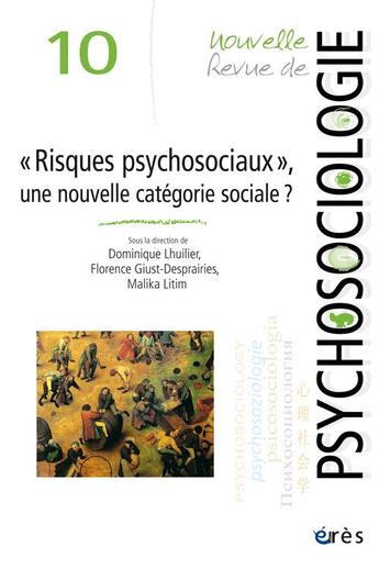 Couverture du livre « Nouvelle revue de psychosociologie n.10 ; 