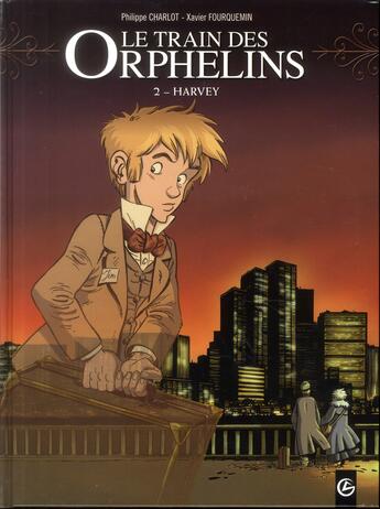 Couverture du livre « Le train des orphelins Tome 2 : Harvey » de Philippe Charlot et Xavier Fourquemin et Scarlett Smulkowski aux éditions Bamboo