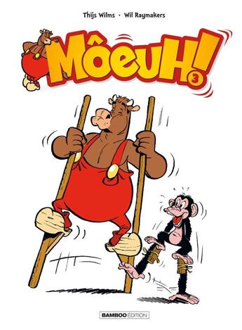 Couverture du livre « Moeuh - t03 top humour - moeuh ! - tome 03 - top humour 2020 » de Raymakers/Wilms aux éditions Bamboo