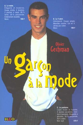 Couverture du livre « Un garcon a la mode » de Olivier Cechman aux éditions H&o