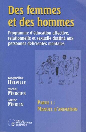 Couverture du livre « Des femmes et hommes » de  aux éditions Pu De Namur