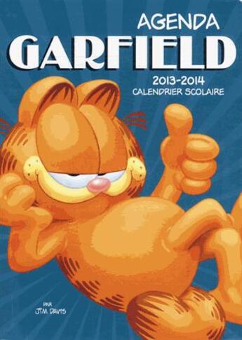Couverture du livre « Garfield : agenda (édition 2013/2014) » de Jim Davis aux éditions Presses Aventure