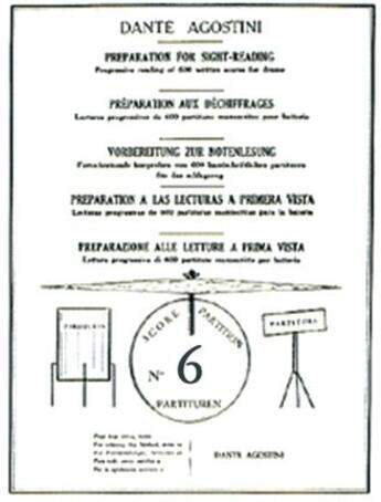 Couverture du livre « Préparation au déchiffrage t.6 ; difficile ; complémentaire au t.4 ; batterie » de Dante Agostini aux éditions Carisch Musicom