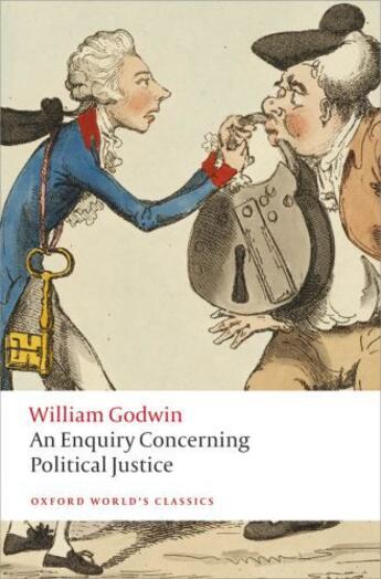Couverture du livre « An Enquiry Concerning Political Justice » de William Godwin aux éditions Oup Oxford