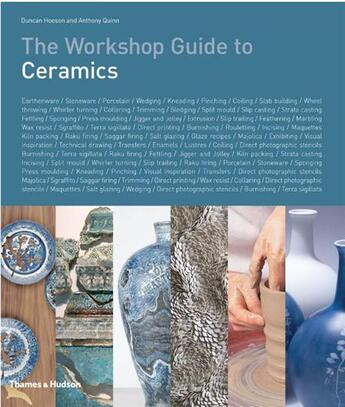 Couverture du livre « The workshop guide to ceramics » de Hooson Duncan aux éditions Thames & Hudson