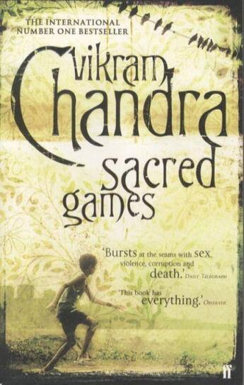 Couverture du livre « Sacred Games » de Vikram Chandra aux éditions Faber Et Faber