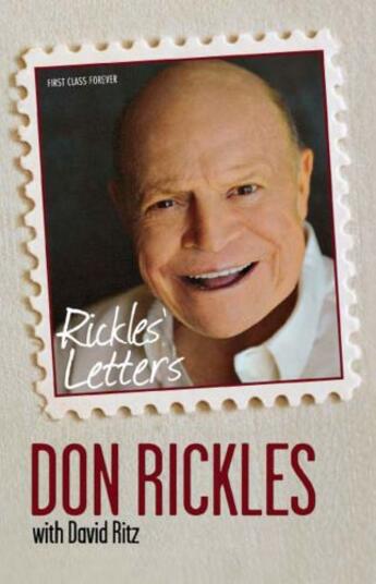 Couverture du livre « Rickles' Letters » de Rickles Don aux éditions Simon & Schuster