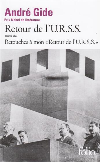 Couverture du livre « Retour de l'U.R.S.S. ; retouches à mon 