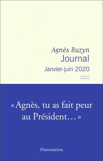 Couverture du livre « Journal » de Agnes Buzyn aux éditions Flammarion