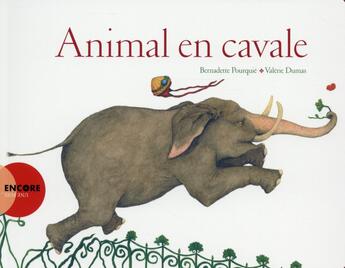 Couverture du livre « Animal en cavale » de Valerie Dumas et Pourquie Bernadette aux éditions Actes Sud Junior