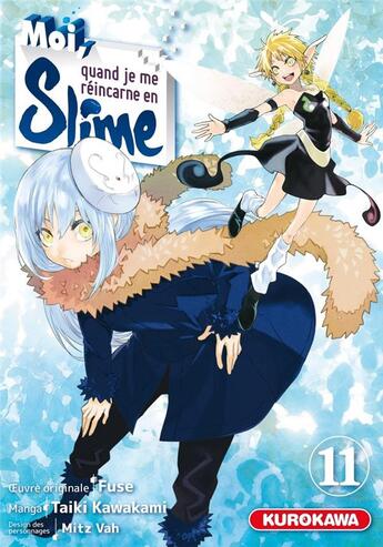 Couverture du livre « Moi, quand je me réincarne en Slime Tome 11 » de Fuse et Taiki Kawakami et Vah Mitz aux éditions Kurokawa