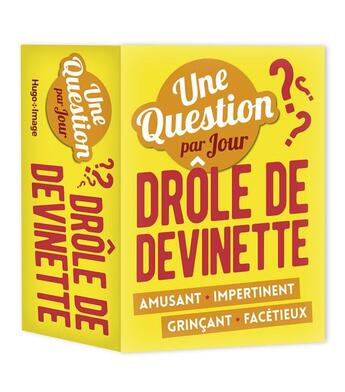 Couverture du livre « Une drôle de devinette par jour (édition 2018) » de  aux éditions Hugo Image