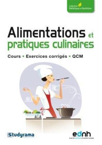 Couverture du livre « Alimentations et pratiques culinaires » de Sophie Ferreira aux éditions Studyrama