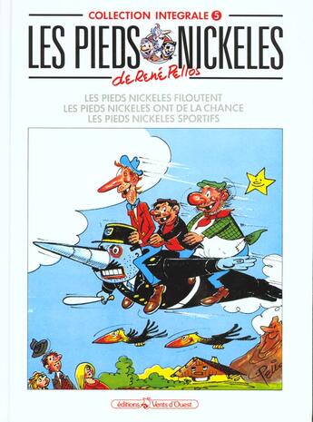 Couverture du livre « Les pieds nickelés ; intégrale t.5 » de Rene Pellos aux éditions Vents D'ouest