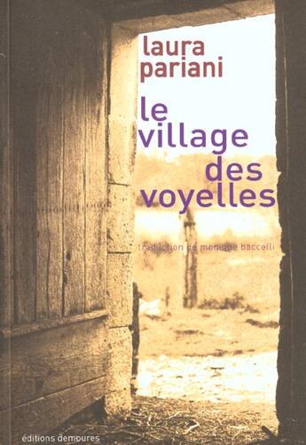 Couverture du livre « Le Village Des Voyelles » de Laura Pariani aux éditions Demoures