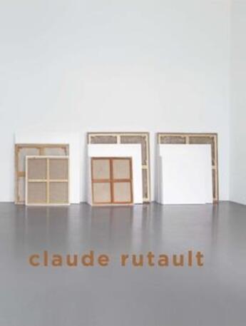 Couverture du livre « Claude Rutault » de Claude Rutault aux éditions Damiani