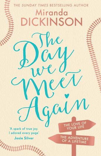 Couverture du livre « THE DAY WE MEET AGAIN » de Miranda Dickinson aux éditions Harper Collins Uk