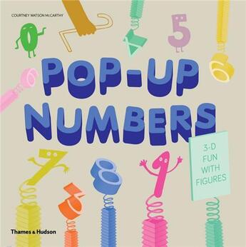 Couverture du livre « Pop up numbers » de Mccarthy Courtney aux éditions Thames & Hudson