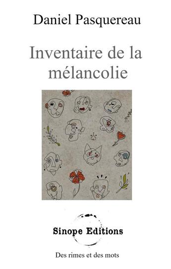 Couverture du livre « Inventaire de la melancolie » de Daniel Pasquereau aux éditions Sinope