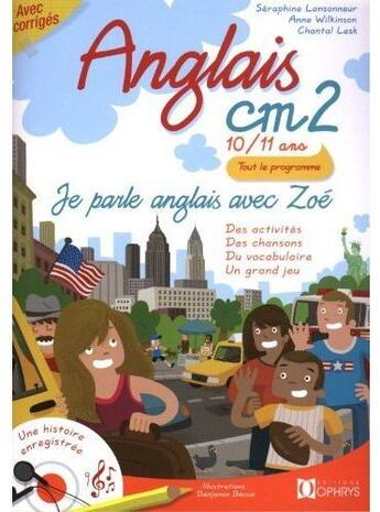 Couverture du livre « Anglais ; CM2 ; 10/11 ans » de Lanssonneur aux éditions Ophrys