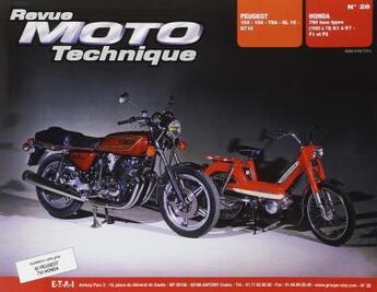 Couverture du livre « Rmt 28 peugeot 103-104 tsa-gl-gt 10/honda cb 750 » de Etai aux éditions Etai