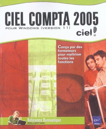 Couverture du livre « Ciel compta 2005 pour windows ; version 11 » de Beatrice Daburon aux éditions Eni