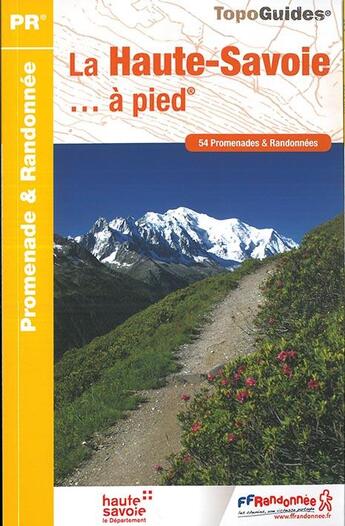 Couverture du livre « La Haute-Savoie... à pied (édition 2017) » de  aux éditions Ffrp