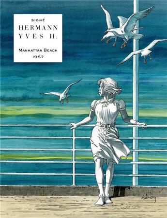 Couverture du livre « Manhattan beach, 1957 - tome 0 - manhattan beach, 1957 (nouvelle maquette signe) » de Hermann/Yves H. aux éditions Lombard