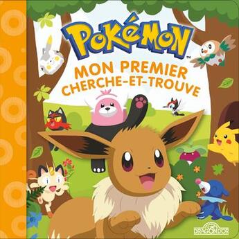 Couverture du livre « Pokemon - mon premier cherche-et-trouve - evoli et ses evolutions » de The Pokemon Company aux éditions Les Livres Du Dragon D'or