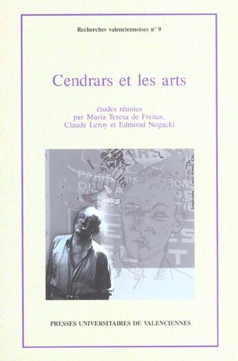 Couverture du livre « Blaise cendrars et les arts - [actes du colloque, universite de valenciennes, 30-31 mars et 1er avri » de Freitas M T D. aux éditions Pu De Valenciennes