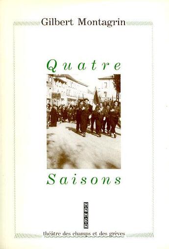 Couverture du livre « Quatre saisons » de Gilbert Montagrin aux éditions Nanga