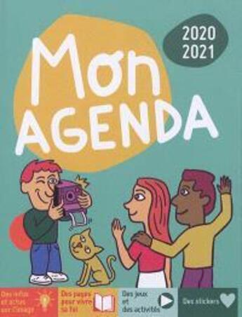 Couverture du livre « Agenda scolaire 2020-2021 » de  aux éditions Bayard Jeunesse