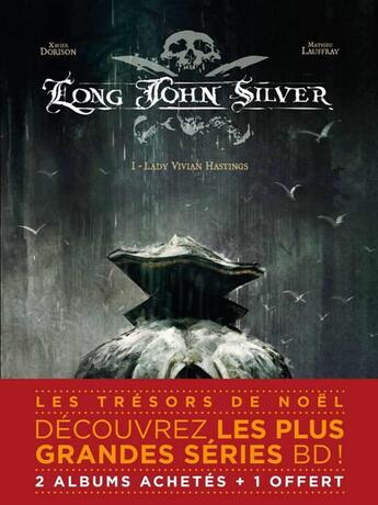 Couverture du livre « Long John Silver ; t.1 à t.3 » de Mathieu Lauffray et Xavier Dorison aux éditions Dargaud