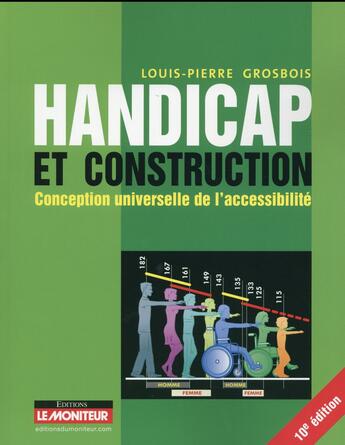 Couverture du livre « Handicap et construction ; conception universelle de l'accessibilité (10e édition) » de Louis-Pierre Grosbois aux éditions Le Moniteur