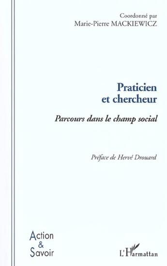 Couverture du livre « PRATICIEN ET CHERCHEUR » de  aux éditions L'harmattan