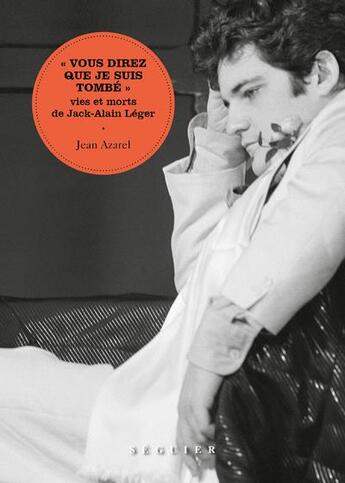 Couverture du livre « Vous direz que je suis tombé » de Jean Azarel aux éditions Seguier