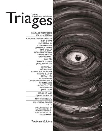 Couverture du livre « Triages revue n 31 (2019) » de  aux éditions Tarabuste