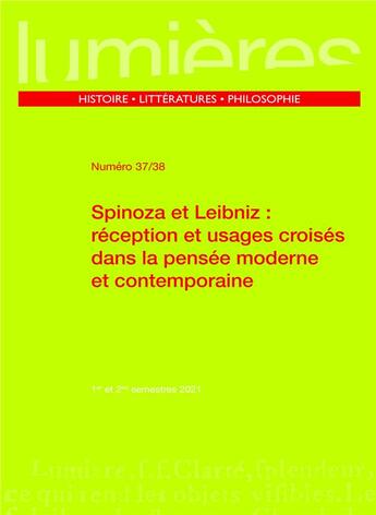 Couverture du livre « Spinoza et leibniz : reception et usages croiss dans la pense moderne et contemp - heritages et pers » de Detcheverry Thomas aux éditions Pu De Bordeaux