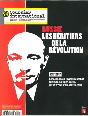 Couverture du livre « Courrier international hs n 62 - russie les heritiers de la revolution oct0bre 2017 » de  aux éditions Courrier International