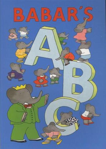 Couverture du livre « Babar's abc » de Laurent De Brunhoff aux éditions Abrams Us