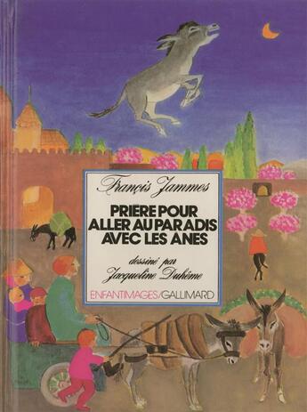 Couverture du livre « Priere pour aller au paradis avec les anes » de Jammes/Duheme aux éditions Gallimard-jeunesse