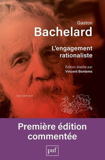 Couverture du livre « L'engagement rationaliste » de Gaston Bachelard aux éditions Puf