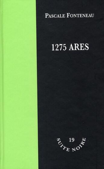 Couverture du livre « 1275 ares » de Fonteneau P aux éditions La Branche