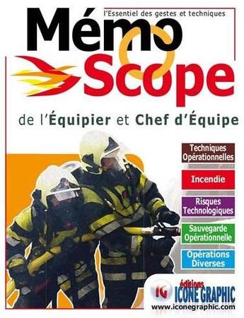 Couverture du livre « Mémoscope de l'équipier et chef d'équipe » de  aux éditions Icone Graphic