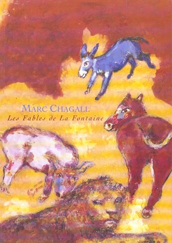 Couverture du livre « Marc chagall ; les fables de la fontaine ; chagall » de Didier Schulmann aux éditions Reunion Des Musees Nationaux