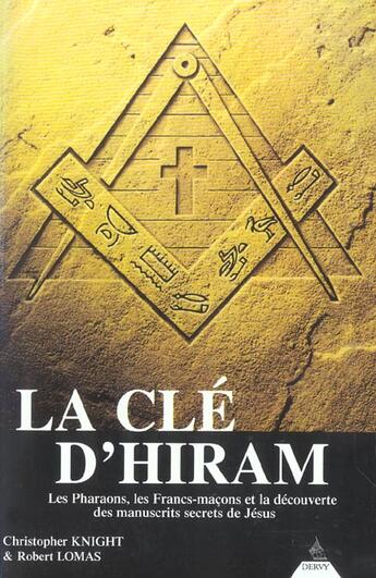 Couverture du livre « La cle d'hiram » de Knight/Lomas aux éditions Dervy