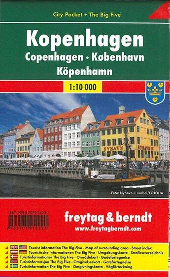 Couverture du livre « Copenhagen city pocket » de  aux éditions Freytag Und Berndt