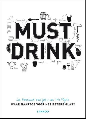 Couverture du livre « Must drink » de Luc Hoornaert aux éditions Terra - Lannoo, Uitgeverij