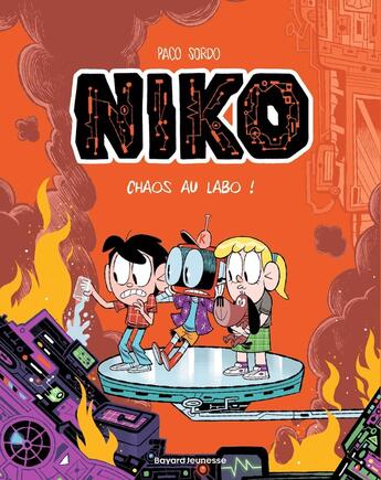 Couverture du livre « Niko Tome 4 : Chaos au labo » de Sordo Paco et Martine Desoille aux éditions Bande D'ados